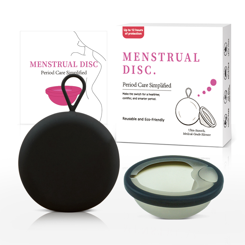 Menstrual Cup Silicone - Feminy Dysk menstruacyjny wielokrotnego użytku Przenośny