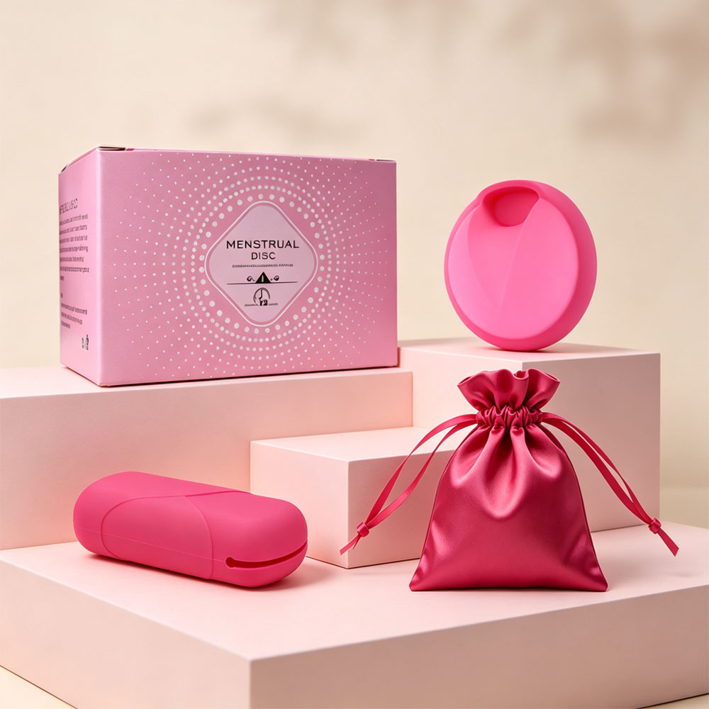 Menstrual Cup Silicone - Medyczny silikonowy kubeczek menstruacyjny wielokrotnego użytku,