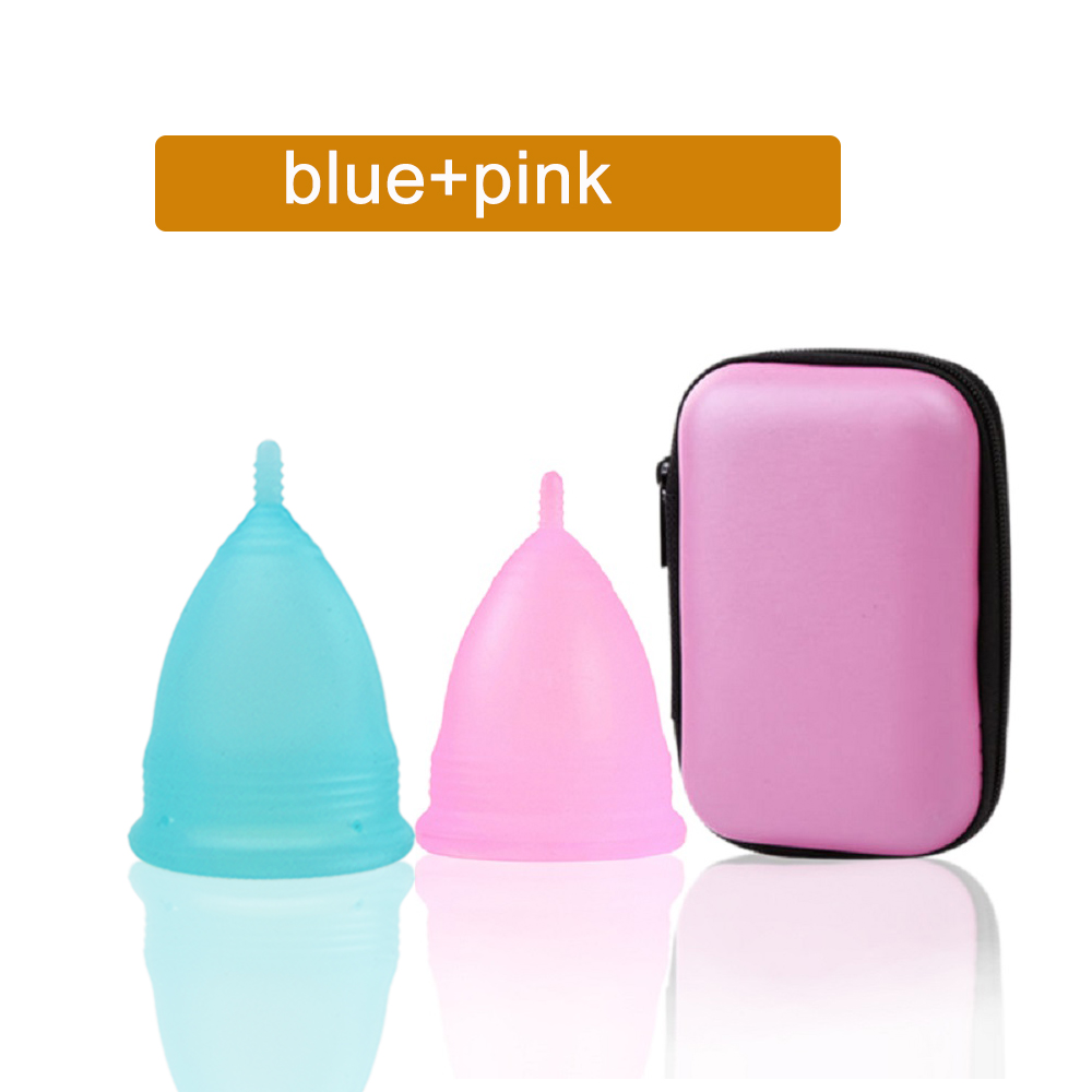 2 szt. Damskie kubeczki menstr – Menstrual Cup Silicone recenzja i cena